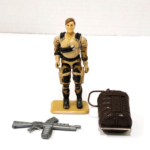 Hasbro GI Joe AIRWAVE Action Figure 1986 V1 Sky Patrol Vintage 80s Backpack Gun - Picture 1 of 13